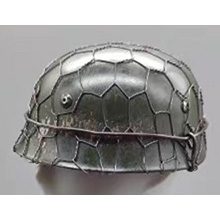 1:6 Scale German WWII Para Helmet Full Basket Chickenwire